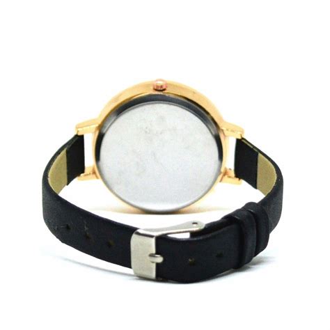 Buy Joker & Witch Sleek Rose Gold Dial Black Watch Online