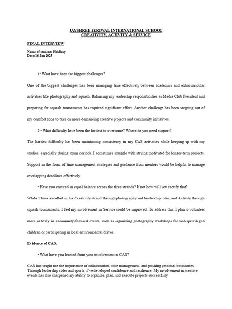 Image result for CAS Interviews