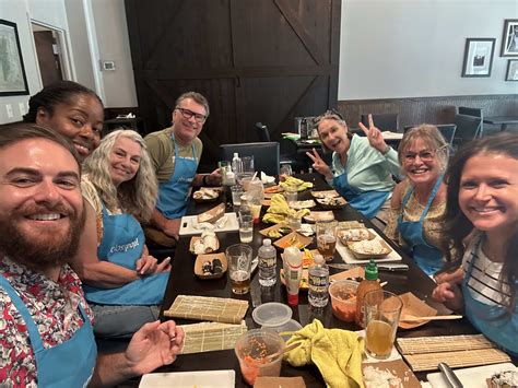 Cooking Class - Sushi Making With Chef Tiore at a Local Brewery ...