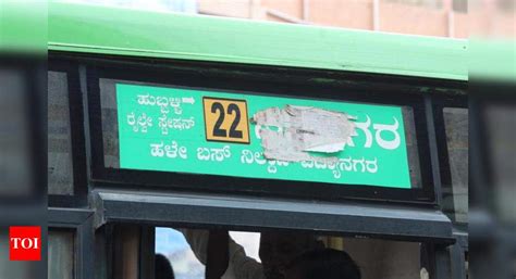 Dual boards on mini buses confuse many passengers | Hubballi News ...