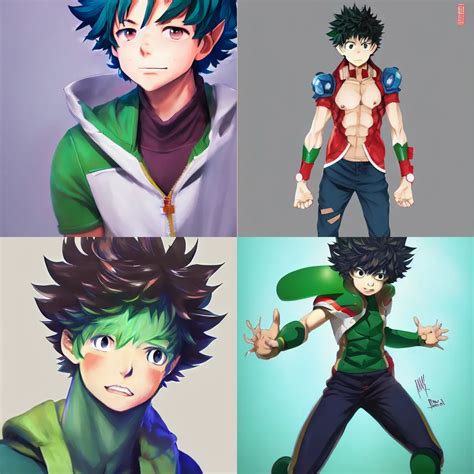 twink Izuku Midoriya anime boy from pixiv by Stanley | Stable Diffusion