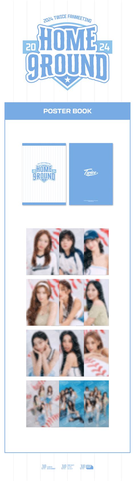 TWICE - 'HOME 9ROUND' OFFICIAL MD : POSTER BOOK | Musica