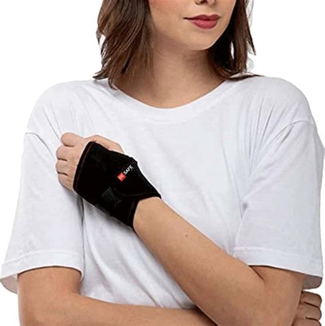 Buy BESAFE FOREVER WRISTBAND SUPPORT WITH THUMB, BLACK, UNIVERSAL SIZE ...