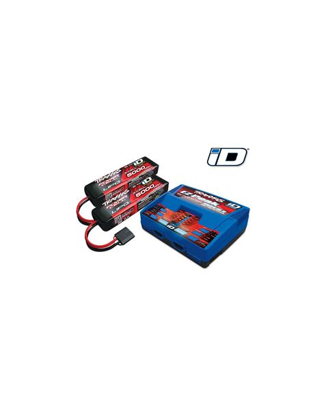 Pachet Incarcator DUAL EZ-Peak Plus si 2x 3S Lipo 5000mAh TRAXXAS