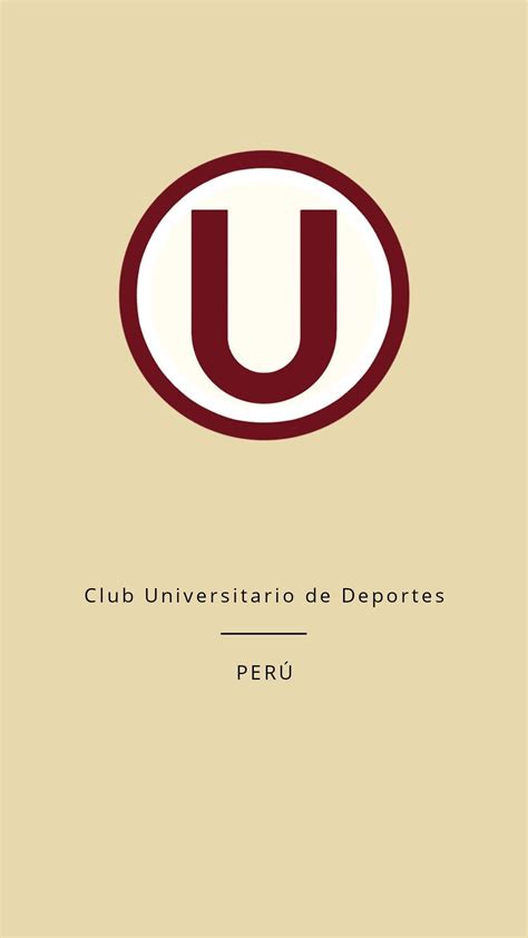 Universitario de Perú Logo | Universitario de peru fondos, Fondo de la ...
