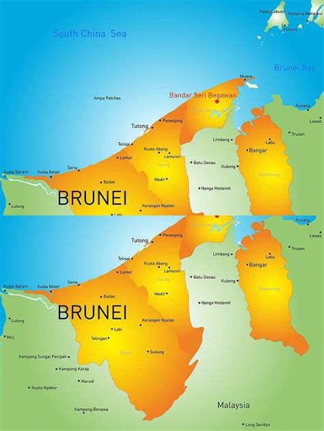 Brunei Country Map: Detailed & Interactive