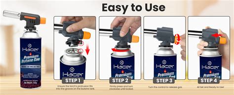 Hacer Automatic Camping Gas Torch Butane Blowtorch Welding Fire Gun ...