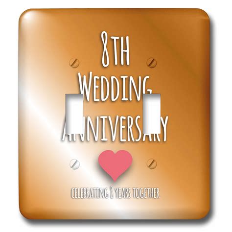 8th Wedding Anniversary gift - Bronze celebrating 8 years together ...