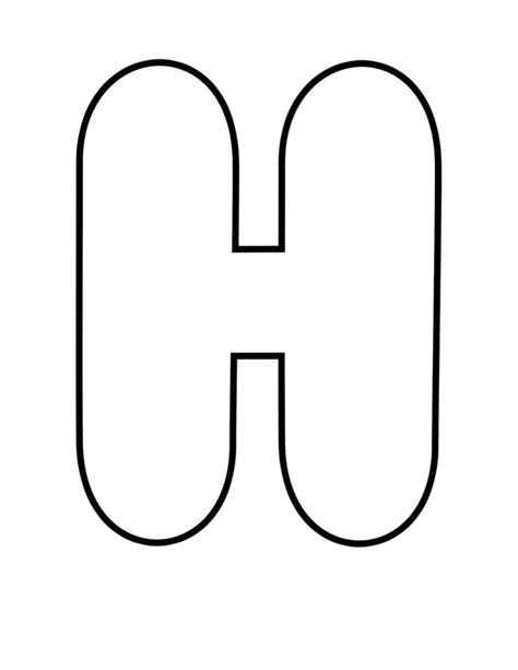 Bubble Letter H Free Printables And How To Draw! Good Mom, 41% OFF
