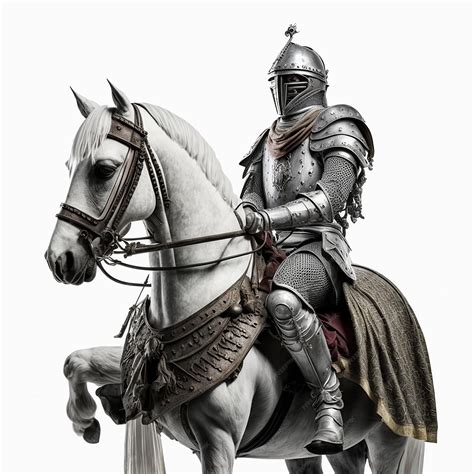Medieval Knight On Horse