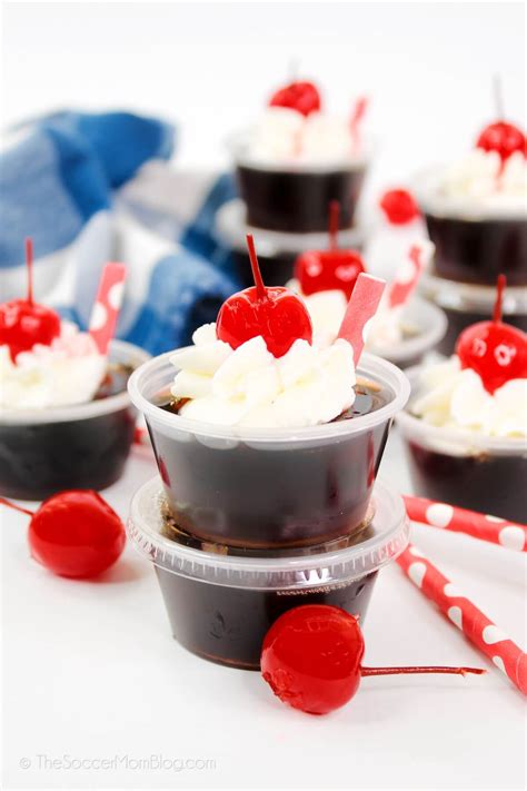 Vanilla Black Cherry Jello Shot