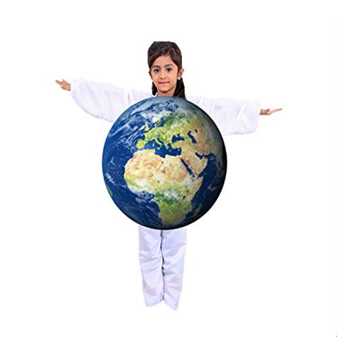 Buy Fancy Steps Earth Costume for Fancy Dress School Competition, 4 to ...