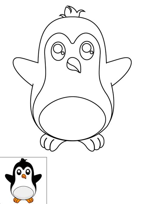 Image result for Step by Step Drawing Penguin