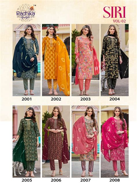 Siri Vol 2 Radhika Lifestyle Rayon Capsule Readymade Pant Style Suits ...