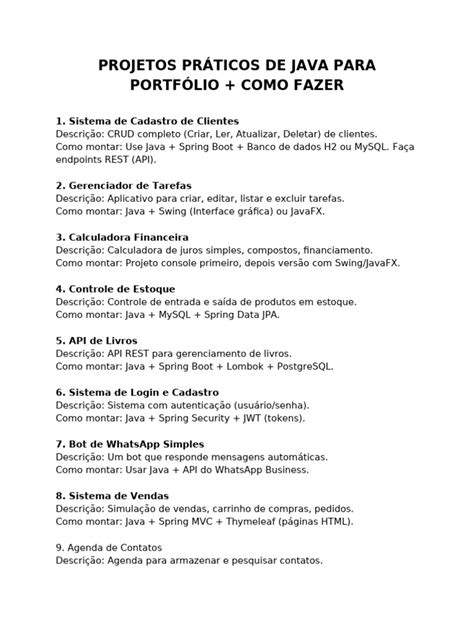 Image result for Projetos Em Java