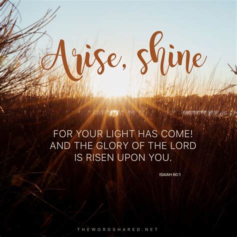 Albums 92+ Pictures Rise Shine Give God The Glory Scripture Updated