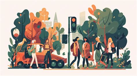 Busy City Street Scene 的图像结果