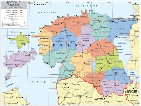 Estonia Map - Guide of the World