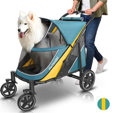 Petbobi Dog Stroller For Medium Dogs Easy Fold Dual Entry | Desertcart ...