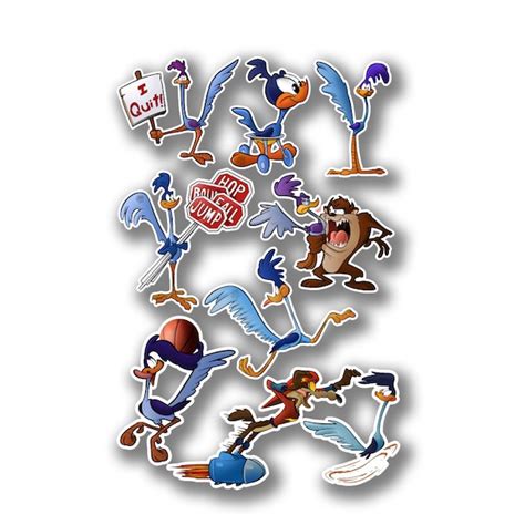 Road Runner Sticker 的图像结果