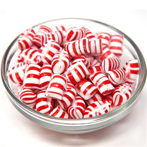 Primrose Mint Red and White Stripe Gem Hard Candies Bulk Bags ...