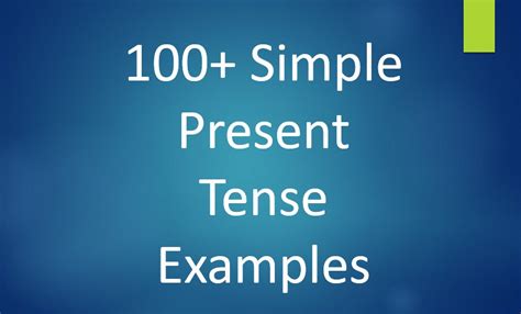 Simple Present Form Example 的图像结果