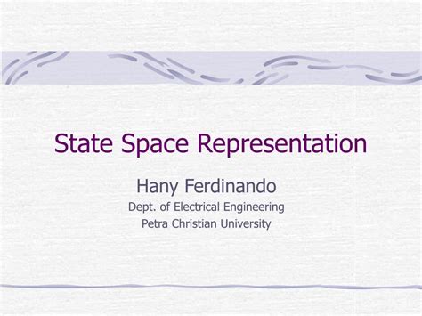 Image result for State-space representation examples