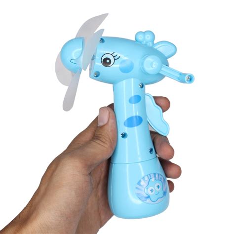 BOXO Kid's Hand Pressure Mini Cartoon Character Hand-Driven Fan With ...