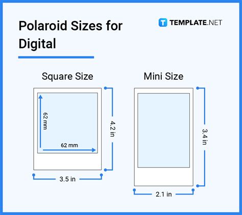 Polaroid Picture Dimensions