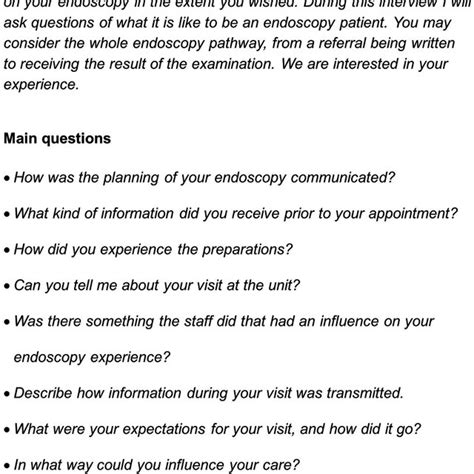 Image result for Interview Protocol Example