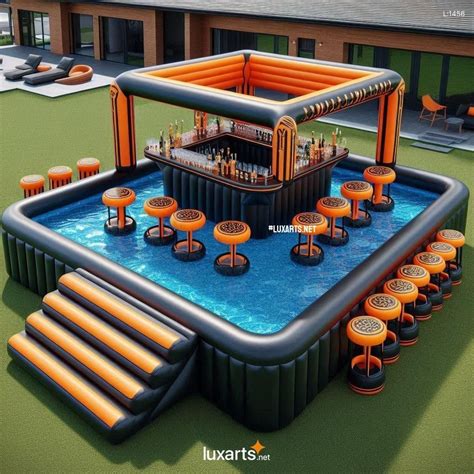 Pin by Shi Mozee on Beautiful homes | Inflatable pool, Pool bar ...