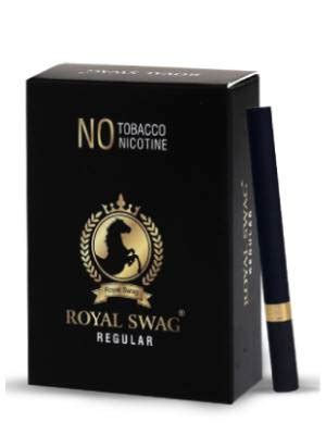 Buy Royal Swag King Size Herbal Cigarettes 10 Unit Box (Mint Flavour ...