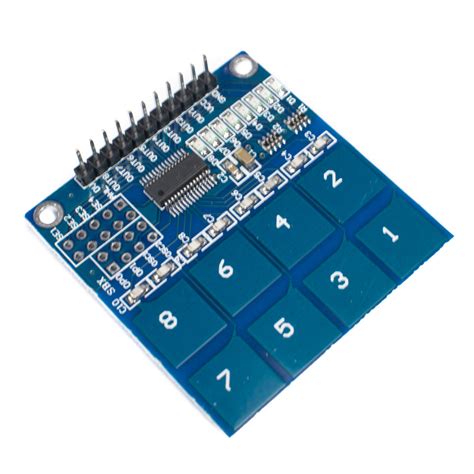 Buy TTP226 - 8 Channel Capacitive Touch Sensor Module at HNHCart.com