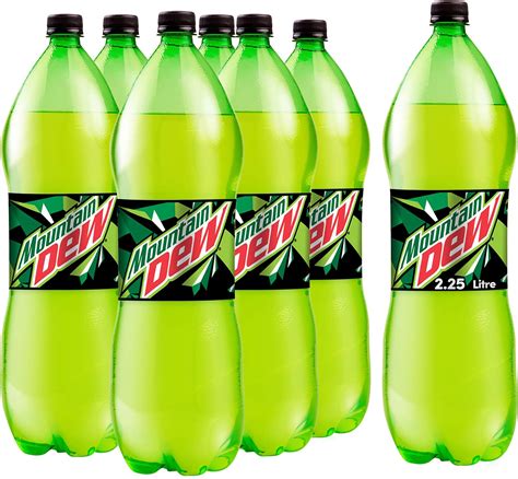 Mountain Dew, Carbonated Soft Drink, Plastic Bottle, 6 x 2.25L price in ...