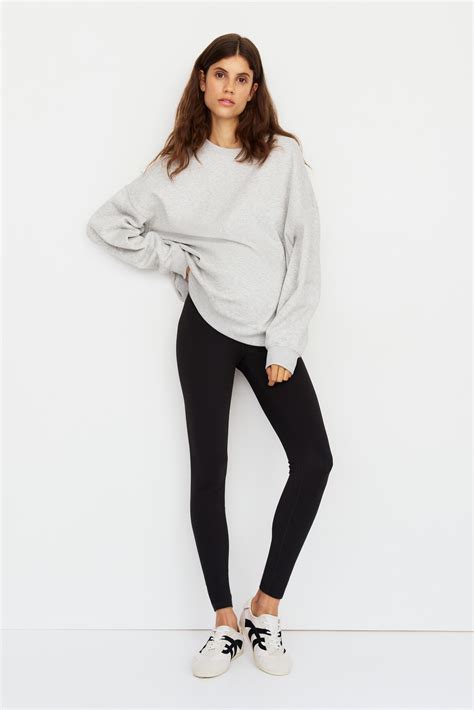 Women's Black MAMA Warm sports leggings with SoftMove™ | H&M IN