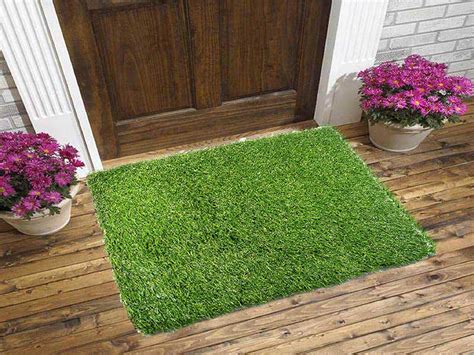 Kuber Industries PVC 35 MM Artificial Grass Door Mat - 24"x 15.2 ...