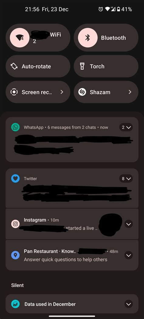 How does Android 12 notification grouping work? : r/NOTHING