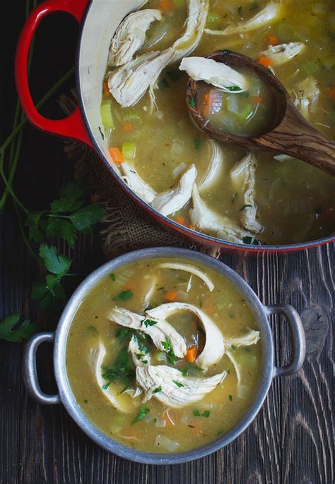Leftover Turkey (or Chicken) Soup Recipe - Simply So Healthy