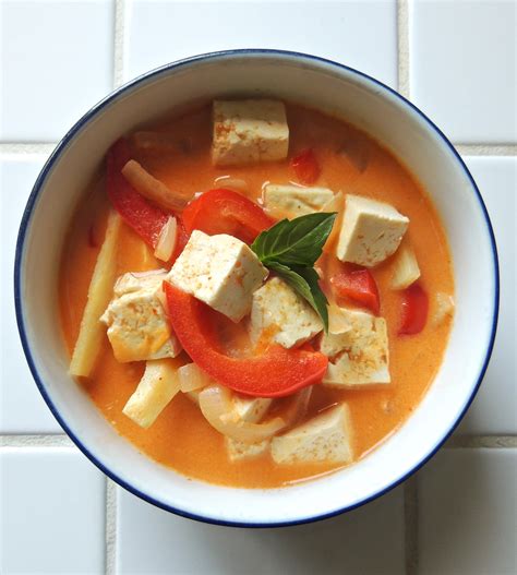Thai Red Coconut Curry with Tofu