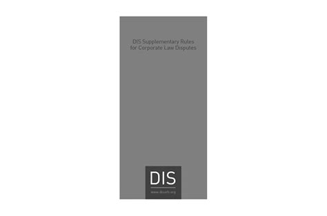 German Arbitration Institute (DIS): Our history