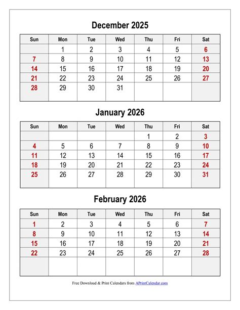 Three Months 2025 Calendar Printable PDF Templates