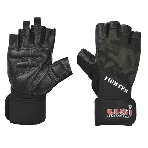 Buy USI UNIVERSAL Gym Gloves, 733F Fighter Fitness Gym Gloves For Men ...
