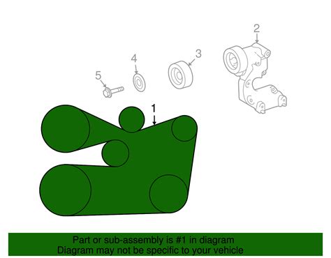 2010-2018 Lexus Serpentine Belt 90916-A2019 | OEM Parts Online