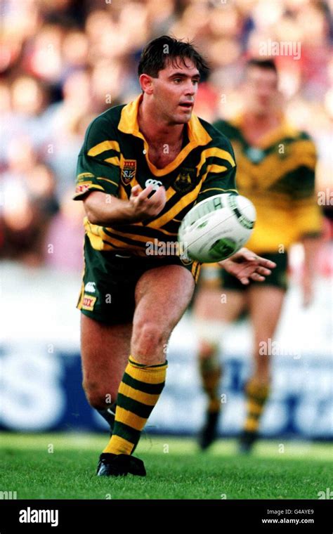 RUGBY LEAGUE. Brad Fittler, Australia Stock Photo - Alamy