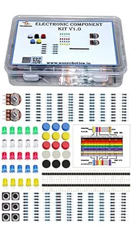 SunRobotics Electronics Component Pack with resistors, Switch, LEDs ...
