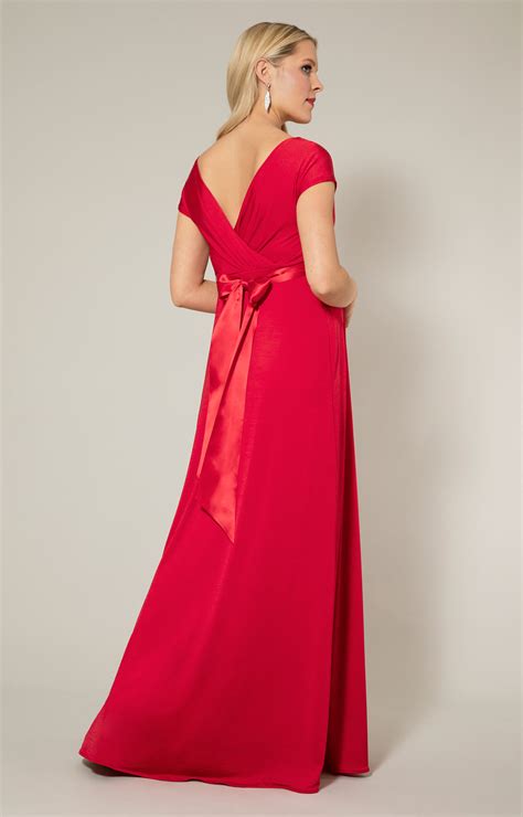 Francesca Maternity Maxi Dress Sunset Red - Maternity Wedding Dresses ...