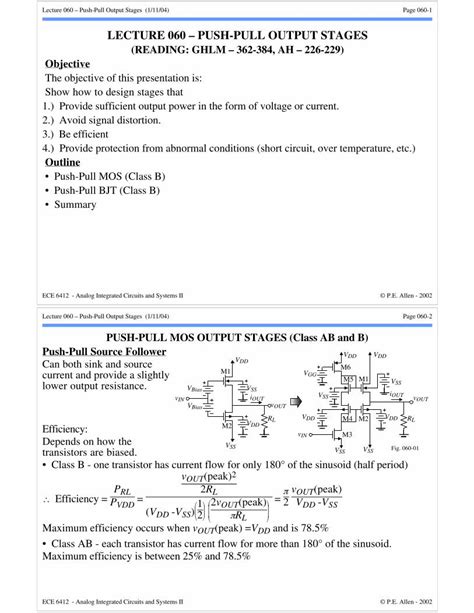 Image result for Push Pull Output Source Current