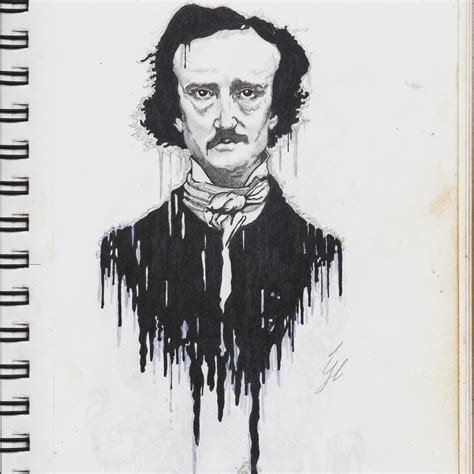 Edgar Allan Poe. : r/drawing