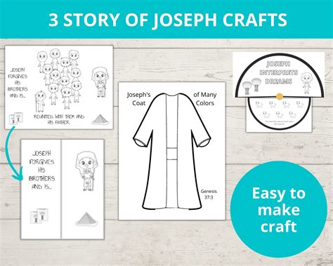 Story of Joseph Bible Story Activities, Sunday School Crafts, Activity Pack, Joseph and His ... - characteristics of joseph in the bible