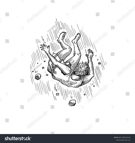 968 Man Falling Sketch Images, Stock Photos & Vectors | Shutterstock